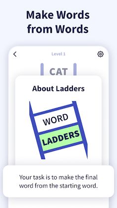 Word Ladders - Word Game - Screenshot 1