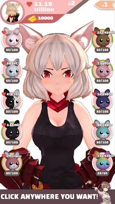 Boobies Clicker - Kawaii Anime - Screenshot 1