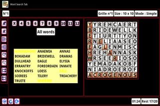 Word Search Tab 1 EN - Screenshot 1