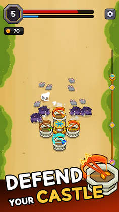 The Living Fortress : Idle TD - Screenshot 1