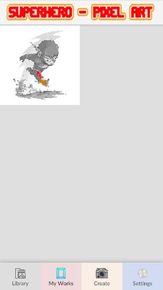 Superhero - Pixel Art - Screenshot 3