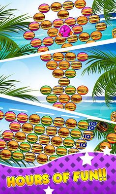 Beach Burger Pop - Bubble Shoo - Screenshot 2