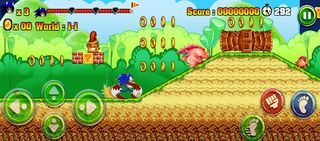 Blue Hedg ehog Adventure - Screenshot 1