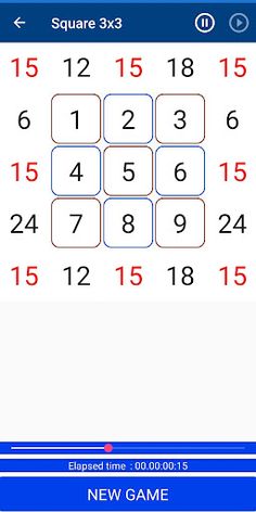 Magic Square 7x7 (tablet 9x9) - Screenshot 2