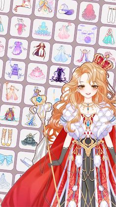 Makeup princess anime dress up - Screenshot 2
