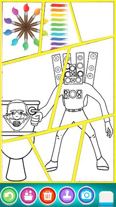 Skibd Toilet Speakerman Color - Screenshot 1