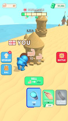 Sand Castle: Tap & Build - Screenshot 1