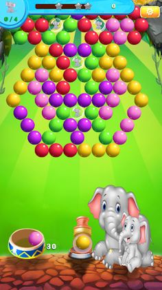 Elephant Bubble Shooter - Screenshot 1