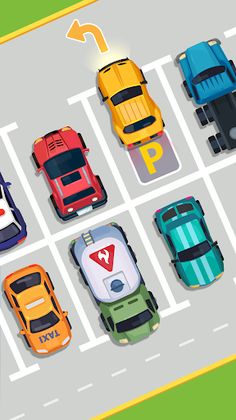 Car puzzle:  Draw a escape - Screenshot 1