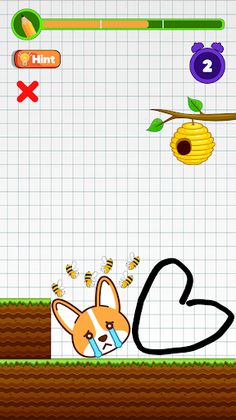 Save The Dog Game - Dog vs Bee - Screenshot 1