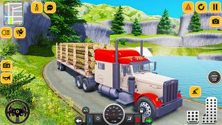 Log Cargo Transport Truck Game - Screenshot 2