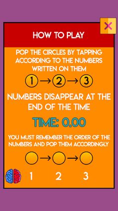 Pop Numbers - Memory Training - Screenshot 2