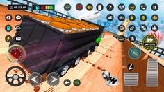 Mega Ramp Cargo Truck Stunts - Screenshot 2