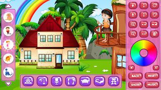Doll house Design: Home games - Screenshot 2