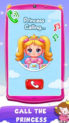 Princess Phone Game for Girls - Screenshot 2