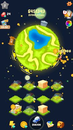 Idle Cars Merge World - Screenshot 1