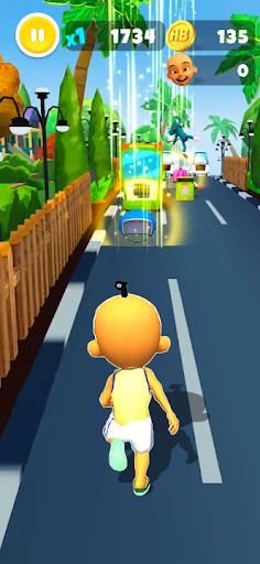 Upin Ipin Subway Bus Runner - Screenshot 4