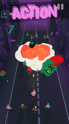 Punks vs Zombies: Cyber Arcade - Screenshot 1