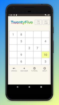 TwentyFive Number Puzzle - Screenshot 2