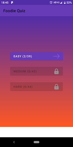 Foodie Quiz - Screenshot 2