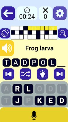 Word Speaking Vocal Crossword - Screenshot 3