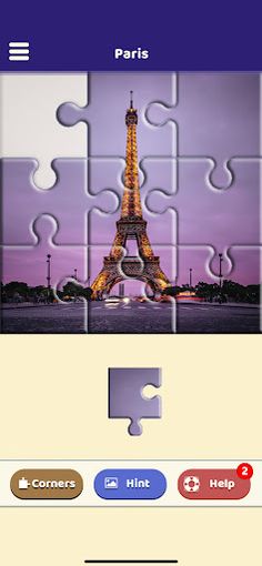 Paris Sightseeing Puzzle - Screenshot 1