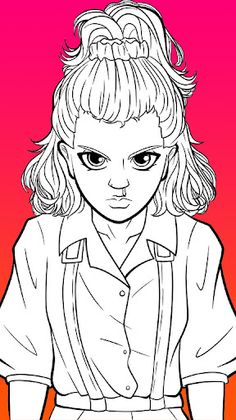 Stranger Things Coloring Book - Screenshot 1