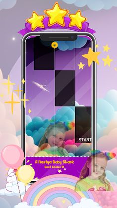 Like Nastya -Piano Tab Game - Screenshot 2