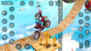 Spider Hero: Bike Stunt Game - Screenshot 1