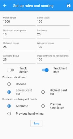 Gin Rummy Scorecard - Screenshot 4