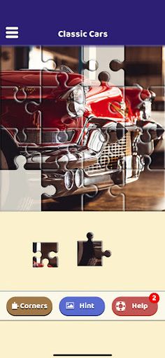 Classic Cars Puzzle - Screenshot 2