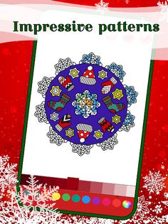 Christmas Mandala Colorings - Screenshot 3