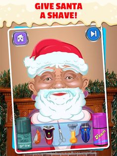 Santa Claus Shaving Salon - Screenshot 1