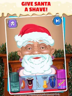 Santa Claus Shaving Salon - Screenshot 1