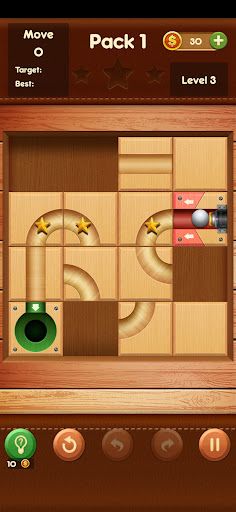 Rolling Ball Slide Puzzle Game - Screenshot 2