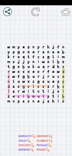 Sopa de letras infinitas - Screenshot 2
