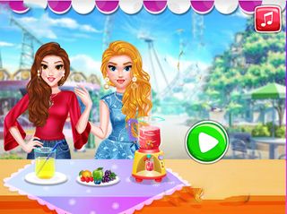 العاب طبخ عصير- تحدي بنات عصير - Screenshot 1