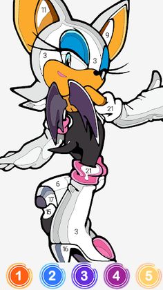 Soni Color By Number Cartoon - Screenshot 3