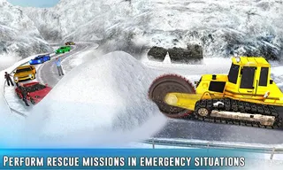 Grand Snow Excavator Sim truck - Screenshot 2