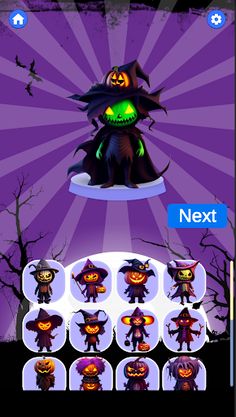Halloween Pumpkin Monsters - Screenshot 2