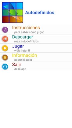 Autodefinidos por un tubo para - Screenshot 1