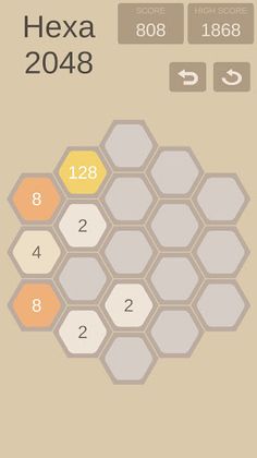 Hexa 2048 - Screenshot 2
