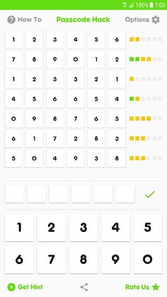 Passcode Hack - Crack the code - Screenshot 1