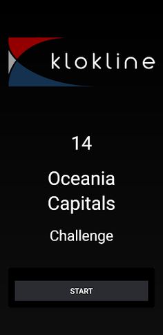 14 Oceania Capitals Challenge - Screenshot 1
