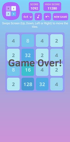 Puzzle 2048 - Screenshot 1