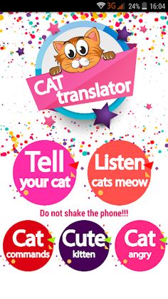 Cats Translator Cats Dictionar - Screenshot 2