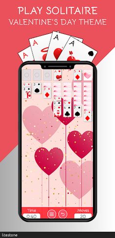 Solitaire - Valentine's Day - Screenshot 1