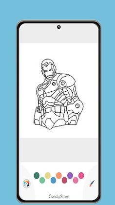 SuperHero Coloring Book Game - Screenshot 2