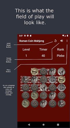 Roman Coin Mahjong - Screenshot 2