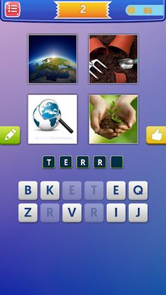 Jeu de mots en Français - 4 Im - Screenshot 1